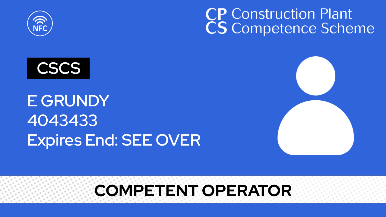 CPCS Competent Operator