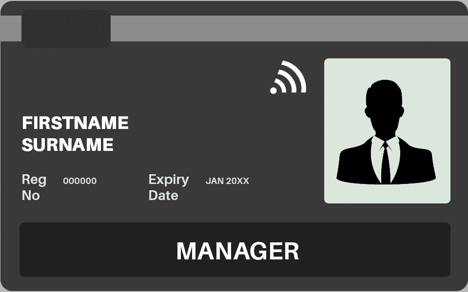 Black Manager Card